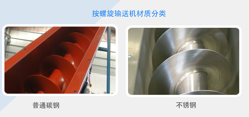 按螺旋輸送機(jī)材質(zhì)分類(lèi)