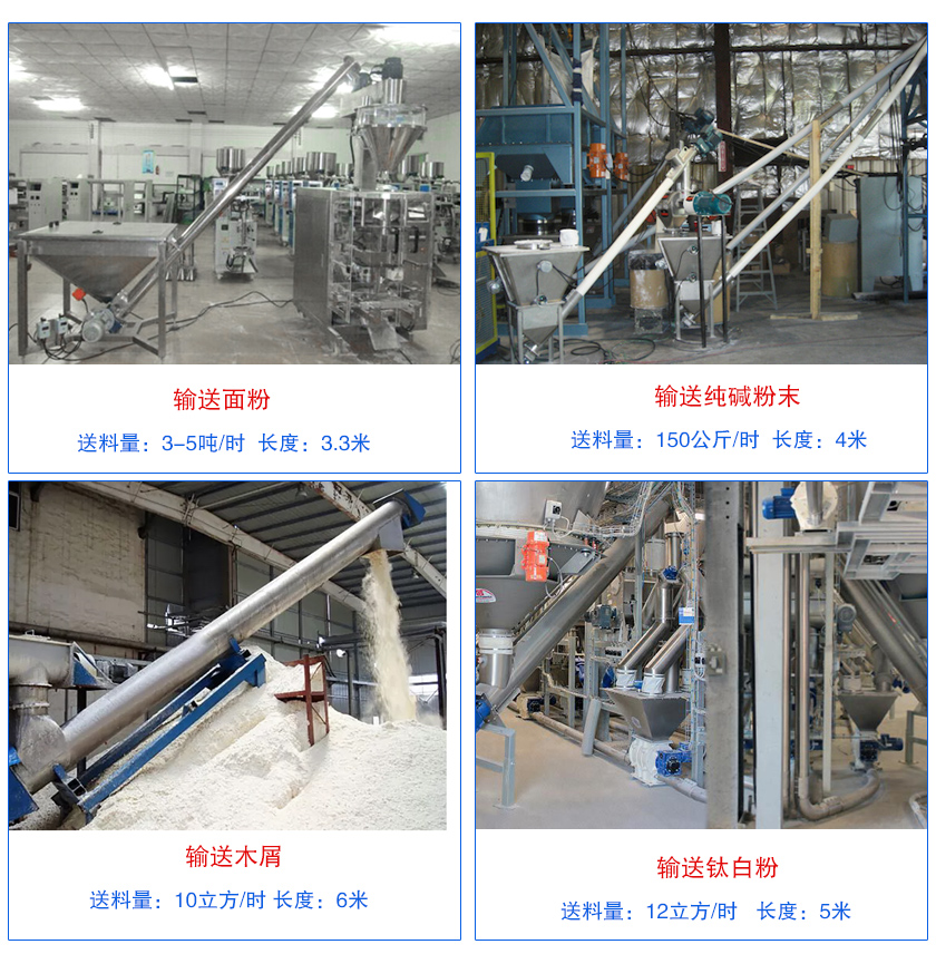 不銹鋼螺旋輸送機(jī)客戶(hù)案例