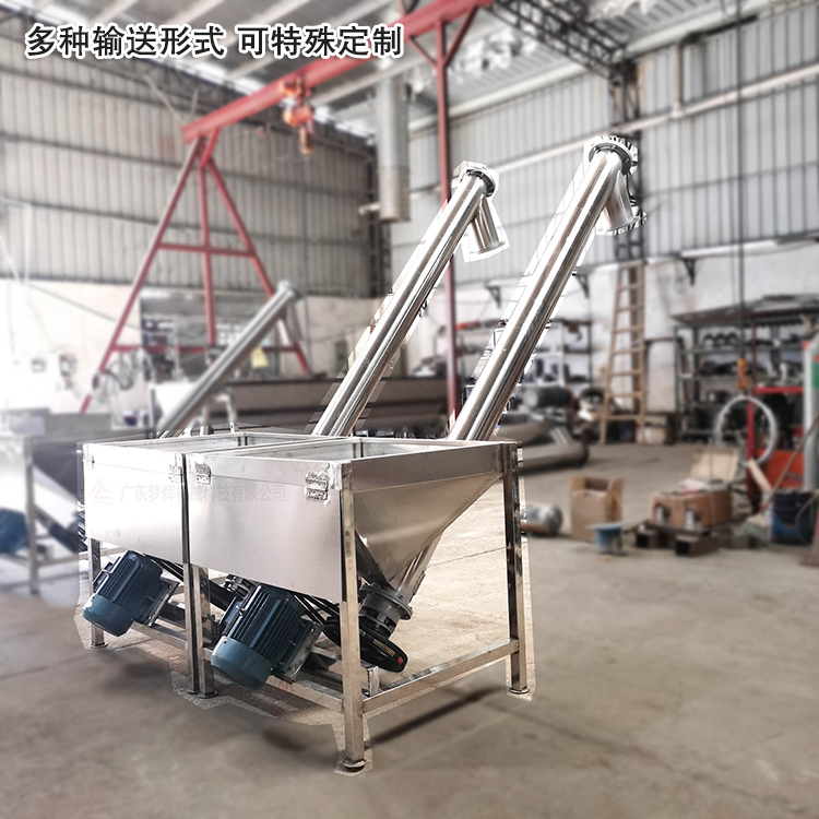 不銹鋼螺旋輸送機(jī)可“量身定制”，多種輸送形式